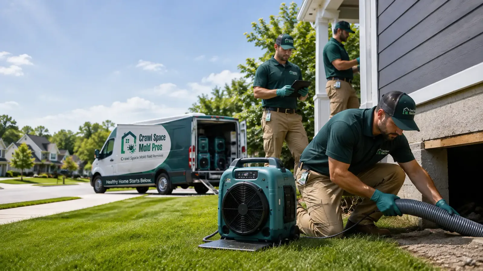 Crawl Space Mold Removal in Colp, IL